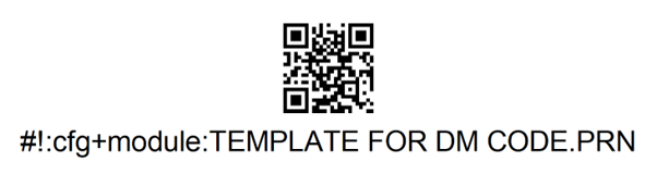 Пример QR-кода выбора шаблона